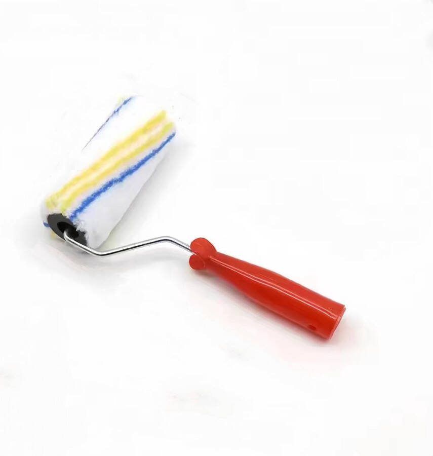 Office-Deals Verfroller Nylon 150 mm breed compleet met handvat 5 stuks