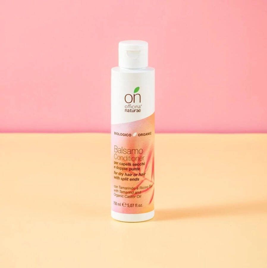 Officina Naturae onYOU Conditioner droog en beschadigd haar met gespleten punten met biologische castorolie en tamarinde Vocht-inbrengend en voedend 150 ml