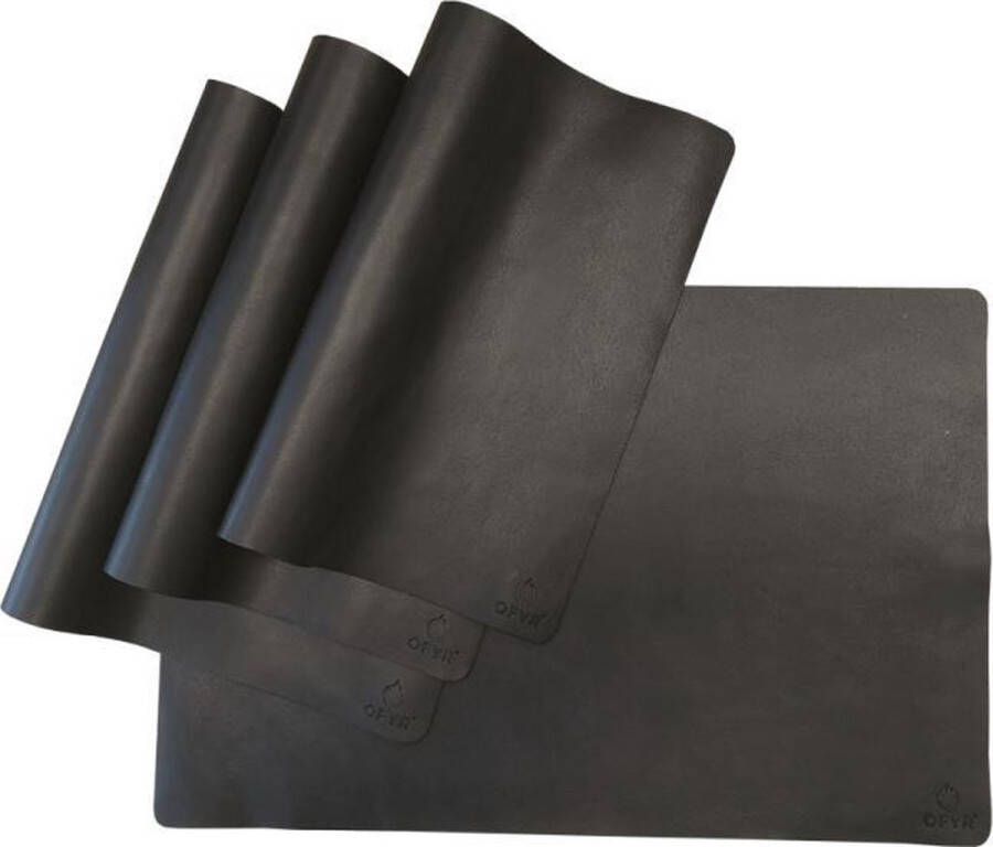 Ofyr Placemats Bruin (set van 4 stuks)