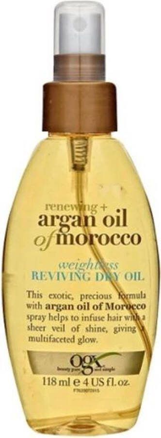 Ogx Haarolie Argan Oil of Morocco Weightless Reviving Dry Oil Arganolie Haar Olie Hair Oil