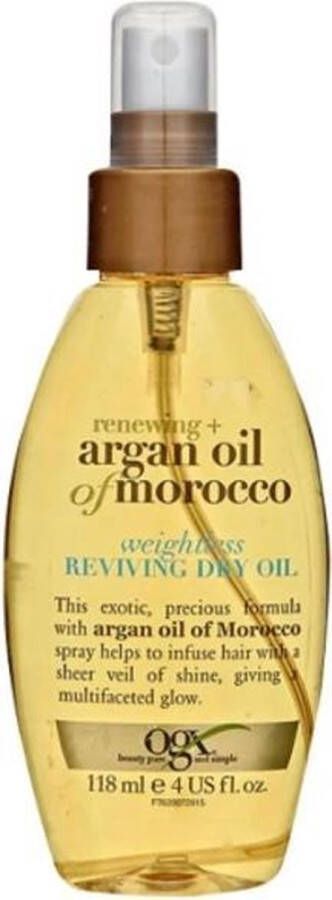 OGX Vernieuwende + Arganolie van Marokko Droge Olie voor haarverzorging 118ml