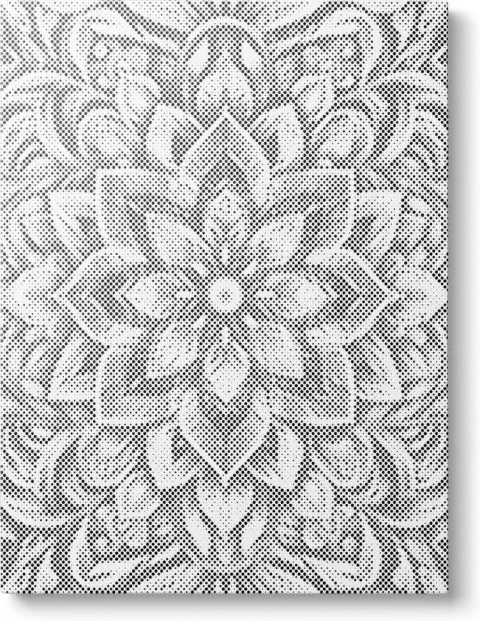Oh My Dotz Mandala Dot painting 40x50cm (Meest gekozen) Op frame gespannen Diamond painting & Schilderen op nummer alternatief Stippelschilderij