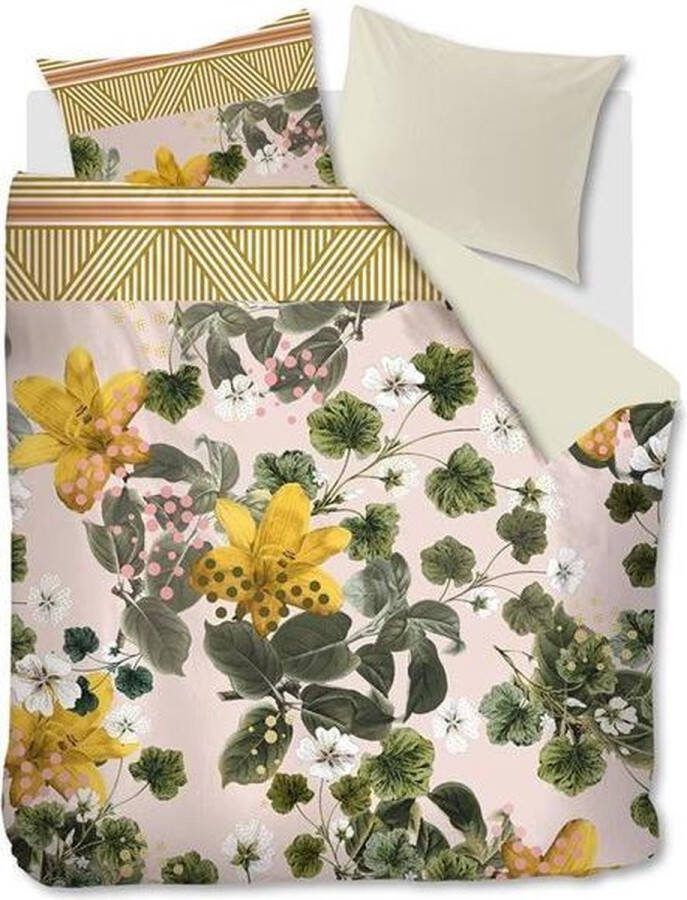 Oilily Botanical Flower Dekbedovertrek Tweepersoons 200x200 220 cm + 2 kussenslopen 60x70 cm Green