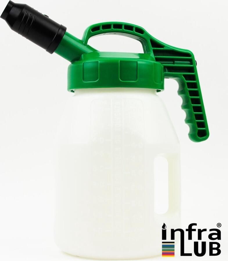 OilSafe Schenkkan (5 L) met korte tuit deksel groen