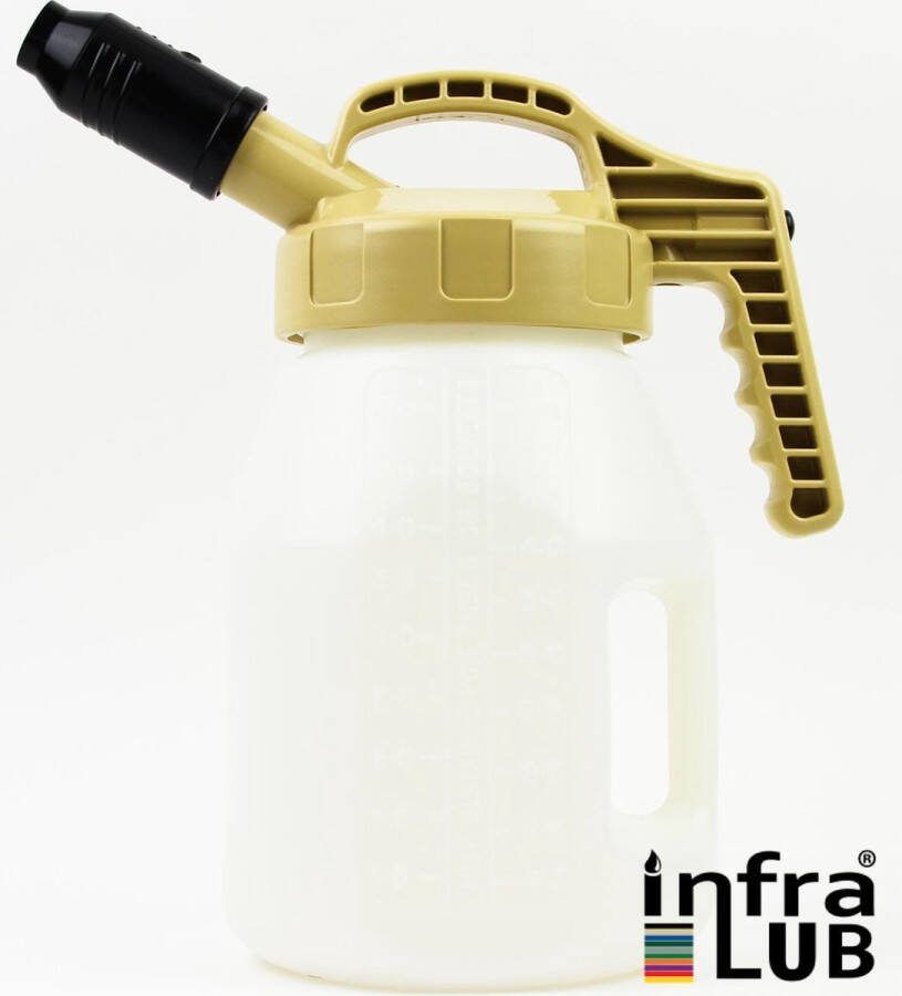 OilSafe Schenkkan (5 L) met korte tuit deksel beige
