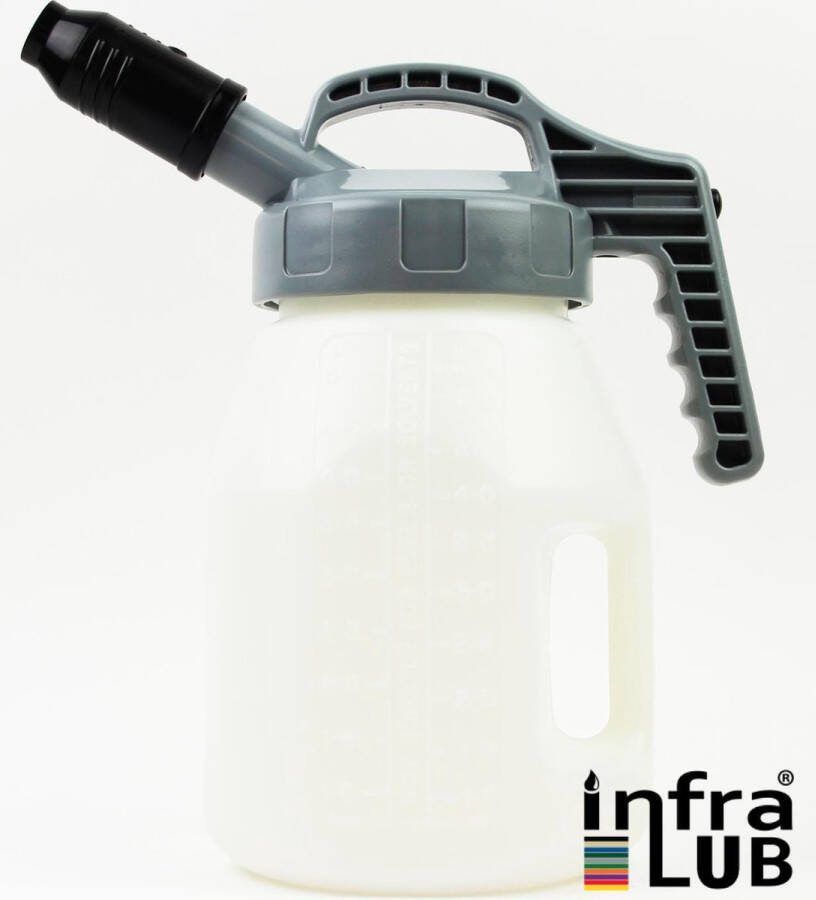 OilSafe Schenkkan (5 L) met korte tuit deksel grijs