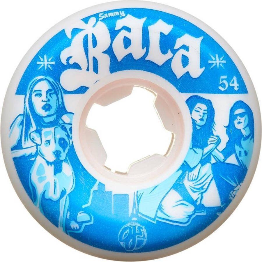 OJ Wheels 54mm Baca Vegas 2 Elite Mini Combo 101A skateboardwielen white
