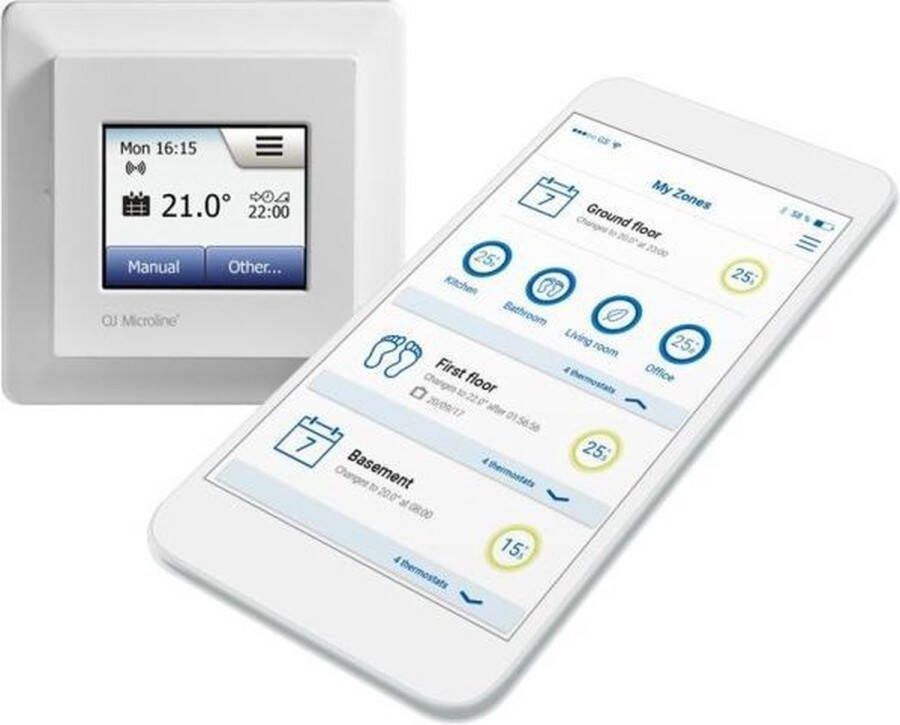Ojelectronics OJ MWD5 thermostaat incl external sensor WIFI (jung)