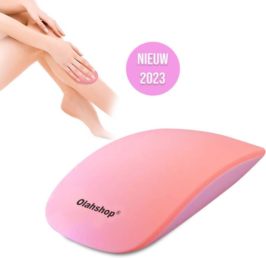 Olahshop Crystal Hair Removal 2 stuks Nieuw 2023 Kristalpad Haarverwijderaar Ontharing Epilator Ladyshave Scrubi Ontharingspad Roze