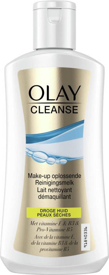Olay Cleanse Make-Up Oplossende Reinigingsmelk Droge Huid 200ml
