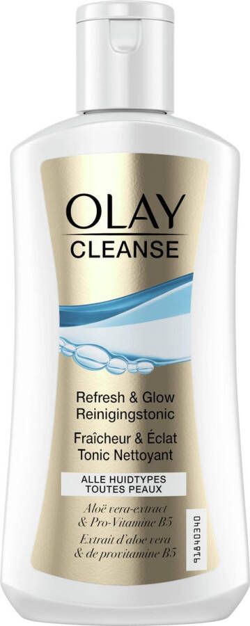 Olay Cleanse Refresh & Glow Reinigingstonic Alle Huidtypes Reinigt Verzacht En Bereidt De Huid Voor 200ml