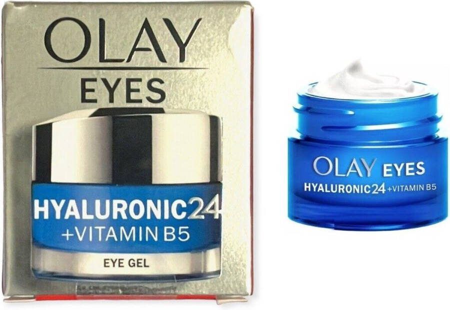 Olay Hyaluronic Oogcrème Met Niacinamide + Vit B5 Hydrateert & Maakt De Huid Voller En Glad 15ml