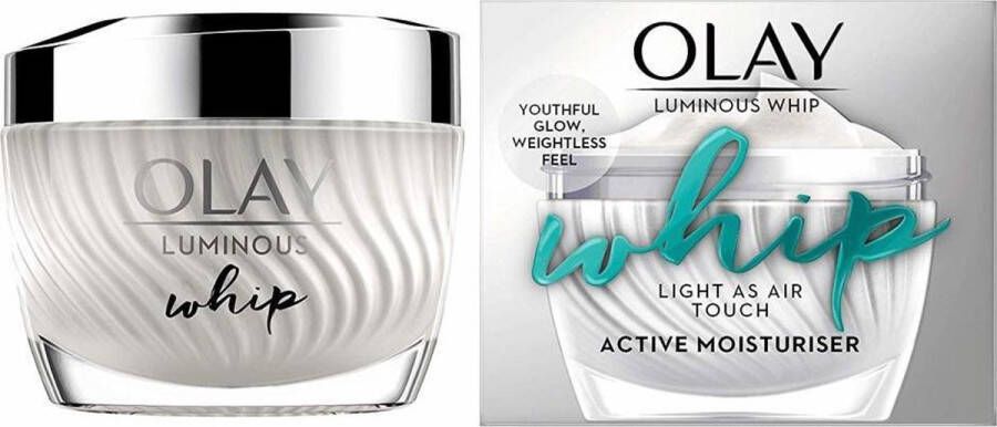 Olay Luminous Whip Light as Air Touch Active Moisturiser 50ml