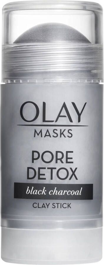Olay Maskers Clay stick 48gr Pore Detox met houtskool Gezichtsmasker.