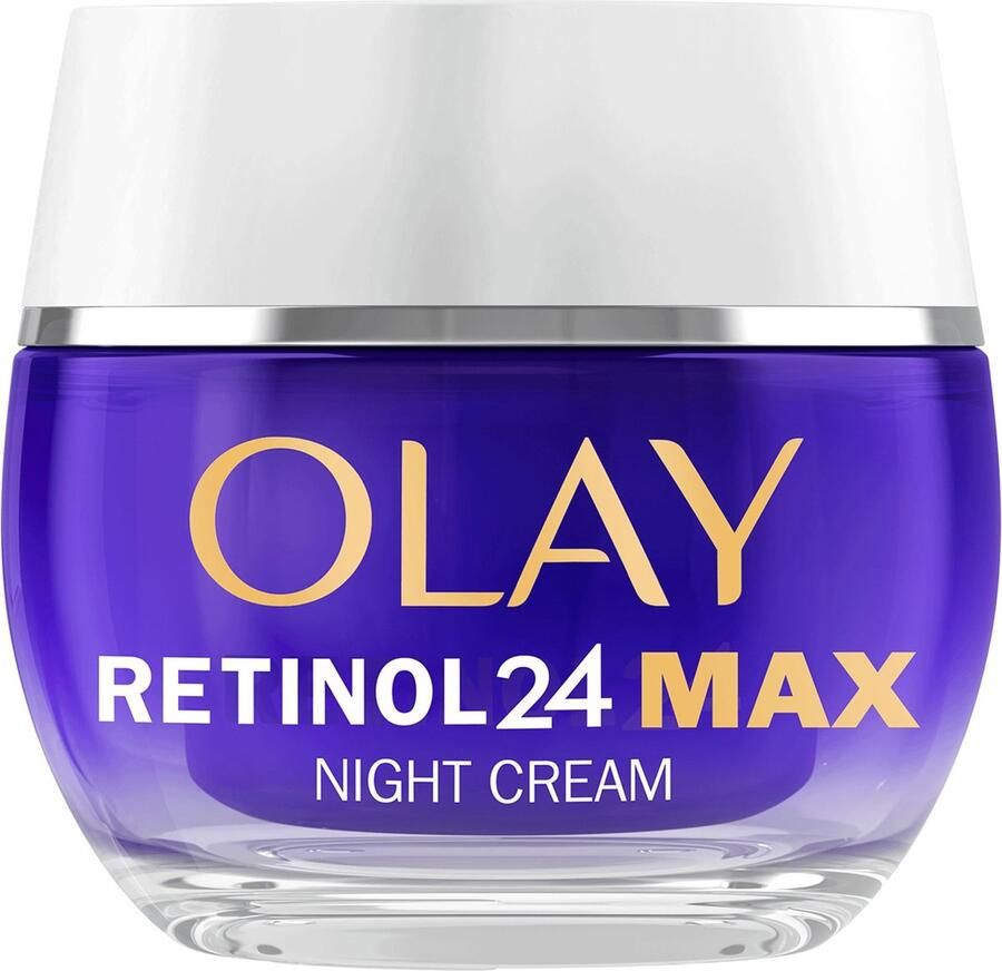 Olay Retinol 24 MAX Nachtcrème Parfumvrij Verzacht Vernieuwt En Hydrateert 50 ml
