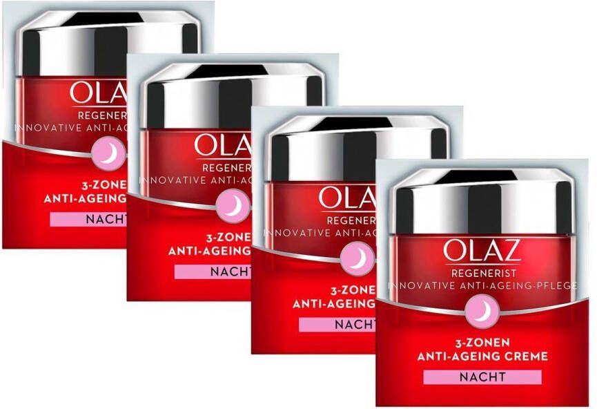 Olay Olaz Regenerist Anti-verouderingscrème Nacht 4 x 15 ml