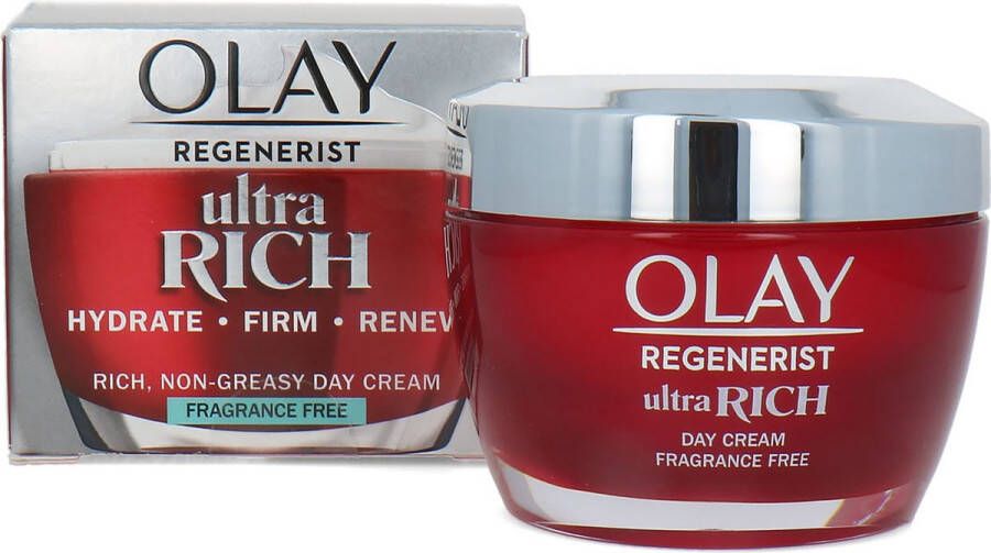 Olay Regenerist Ultra Rich Hydrate-Firm-Renew Dagcrème Fragrance Free