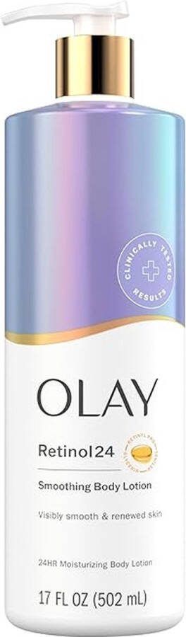 Olay Smoothing Body Lotion Retinol Vitamin E & Vitamin B3 Complex 502ml