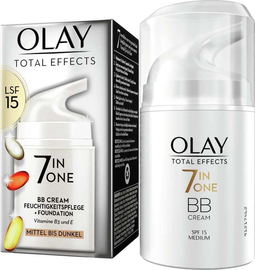Olay Total Effects 7in1 BB Crème Medium Tot Donker SPF15 50ml