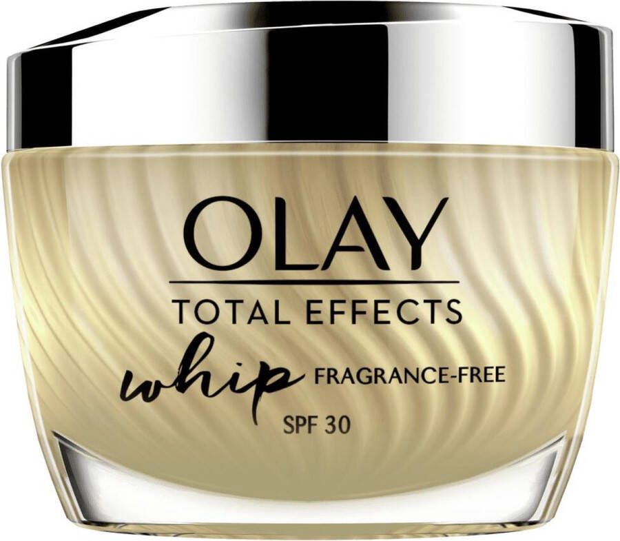 Olay Total Effects Whip Actief Hydraterende Crème Parfumvrij Met SPF30 50 ML