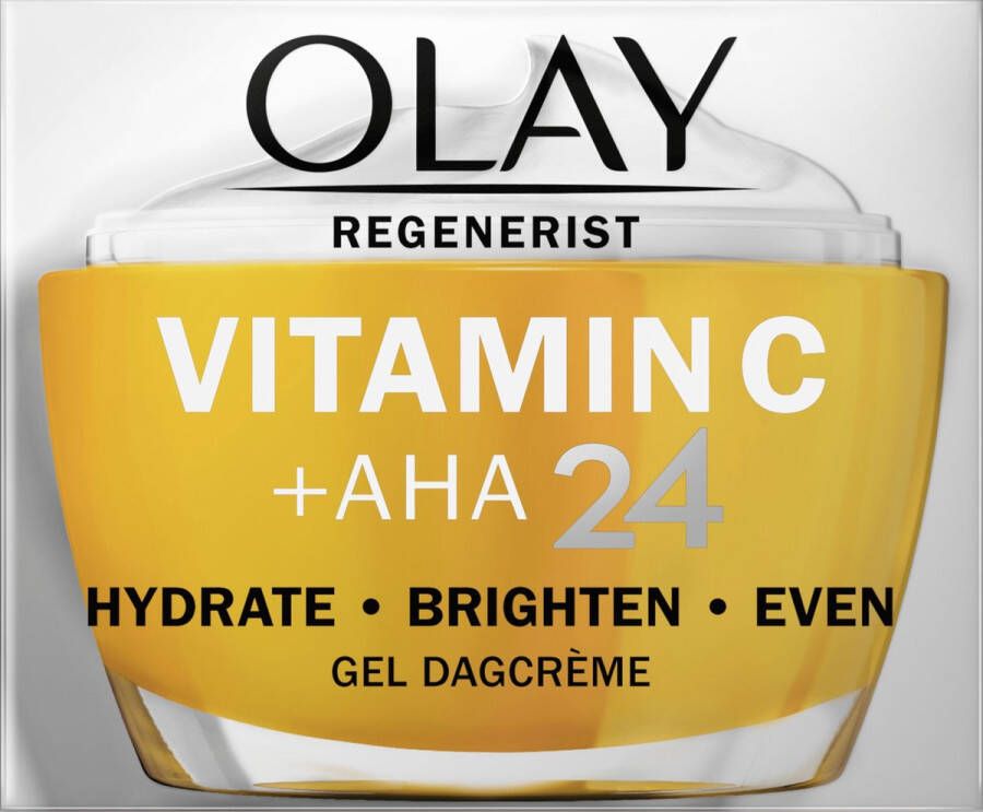 Olay Vitamine C + AHA24 Gel Dagcrème Voor Een Stralende En Gelijkmatige Teint 50ml