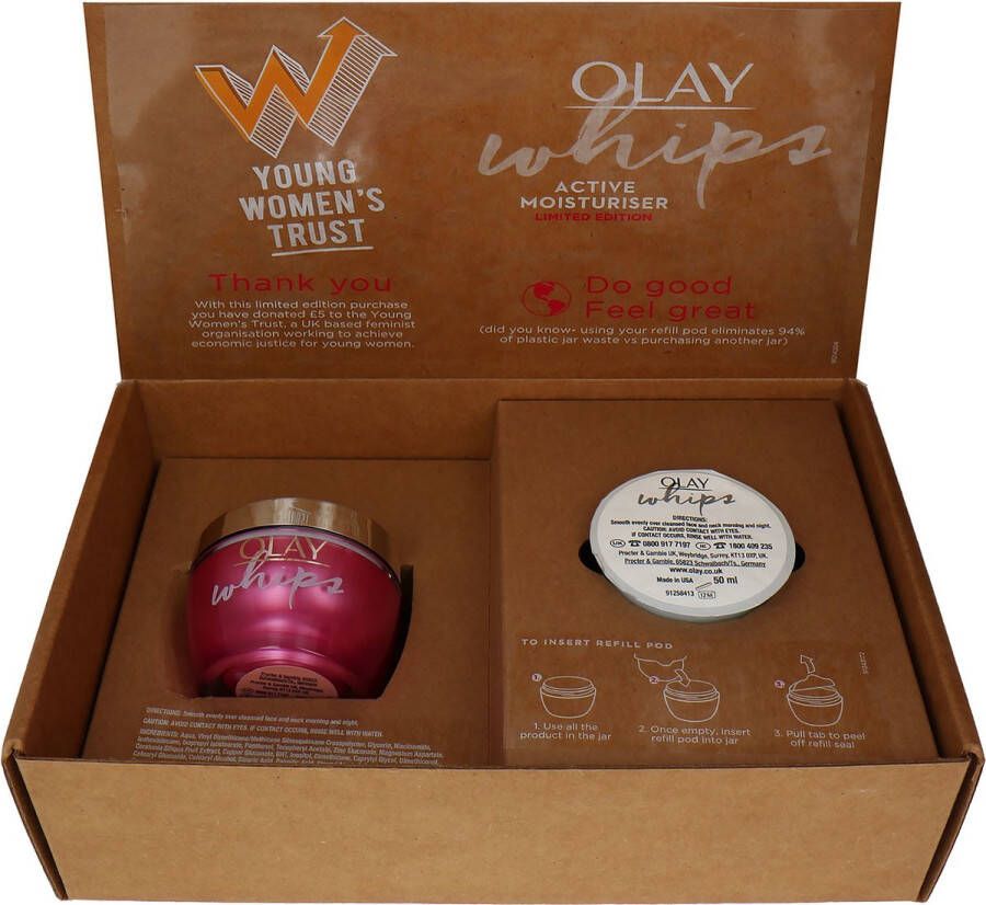 Olay Whips Day And Night Cream + Refill Limited Edition