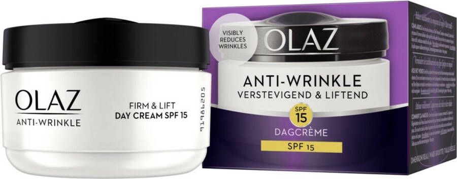 Olaz Anti-Wrinkle Verstevigend En Liftend Anti-Veroudering Hydraterende Dagcrème SPF15 50 ml