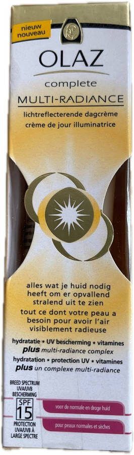 Olaz complete multi radiance lichtreflecterende Dagcream SPF 15 50 ml