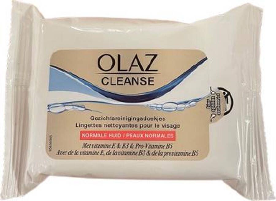 Olaz Make-Up Reinigingsdoekjes Normale Huid 20 Stuks