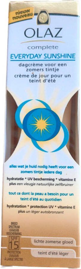 Olaz Olay Complete Everyday Sunshine day cream