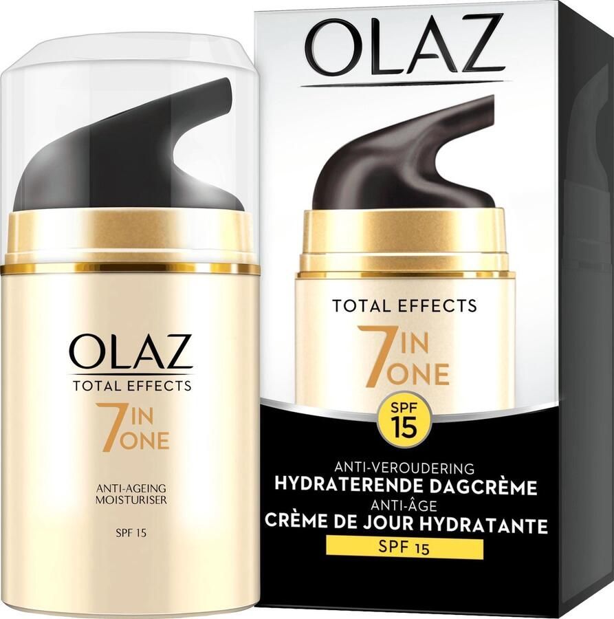 Olaz Total Effects 7in1 Anti-Veroudering Hydraterende Dagcrème Met SPF15 15ml