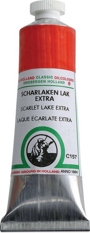 Old Holland Hoge Kwaliteit Olieverf 40 ml Scharlaken Lak Extra (C157)