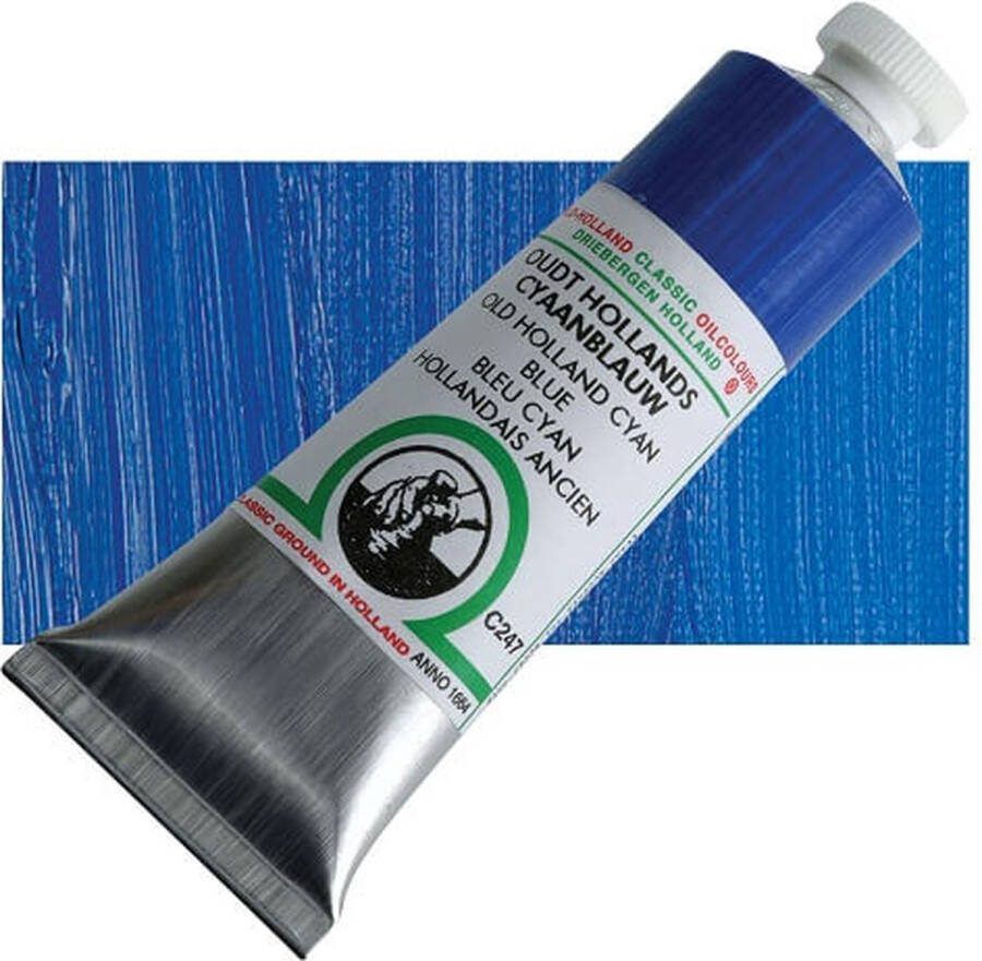 Old Holland Olieverf Cyan Blue C247 18ml
