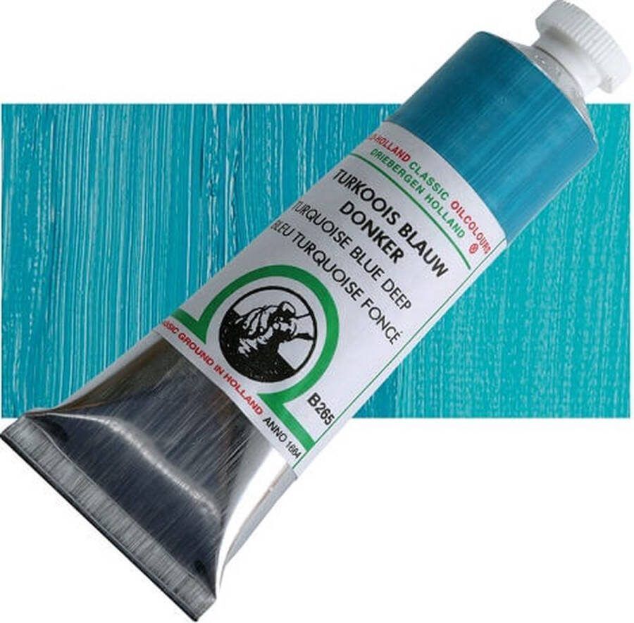 Old Holland Olieverf Turquoise Blue Deep B265 18ml