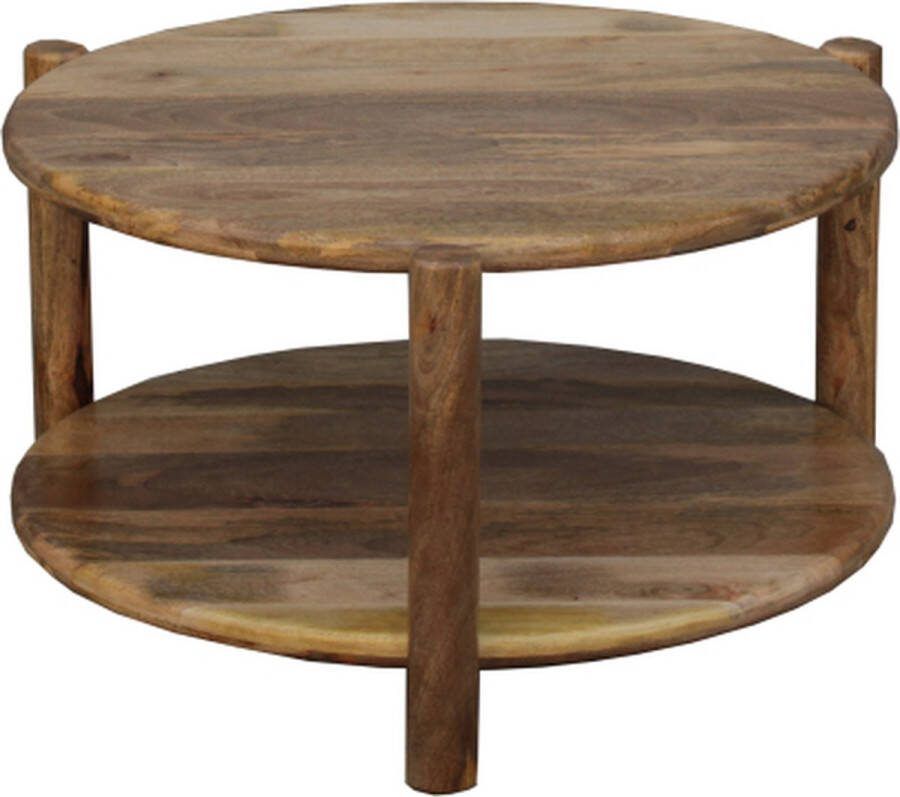 Old Inn Wonen Old Inn Mango salontafel naturel rond 65cm