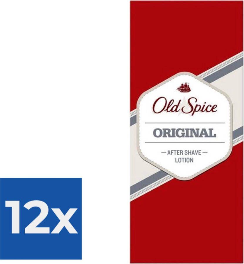 Old Spice Aftershave 100 ml Aftershave Lotion Voordeelverpakking 12 stuks