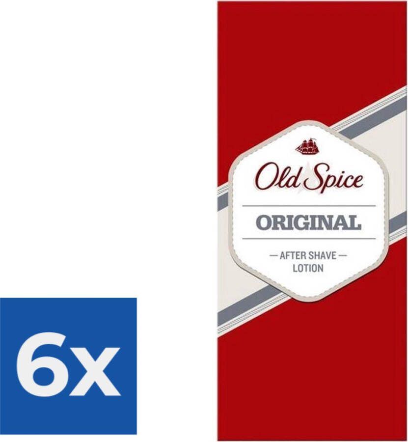 Old Spice Aftershave 100 ml Aftershave Lotion Voordeelverpakking 6 stuks