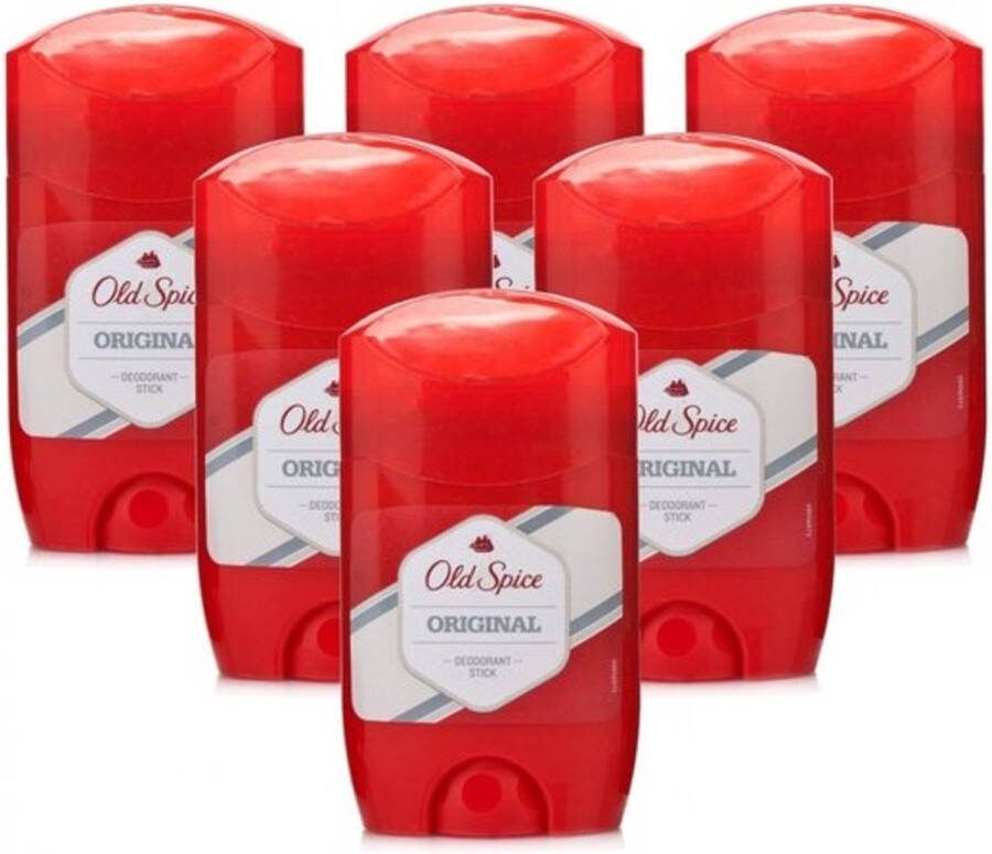 Old Spice Deo Stick Deodorant 6x 50 ml Voordeelverpakking
