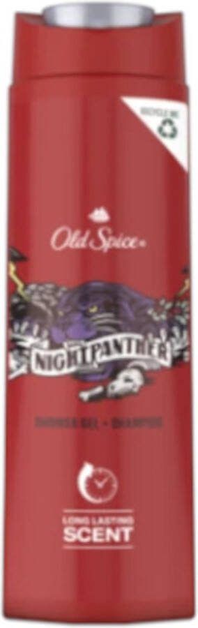 Old Spice Nightpanther douchegel shampoo 400 ML