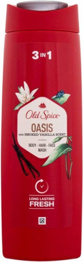 Old Spice Oasis Shower Gel 400ml Body hair face