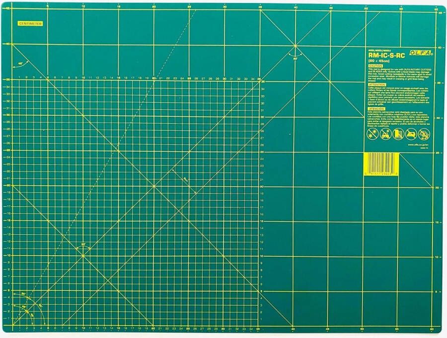 OLFA De Nieuwste Zelfherstellende Snijmat RM-IC-S-RC 60X45cm en 24x18