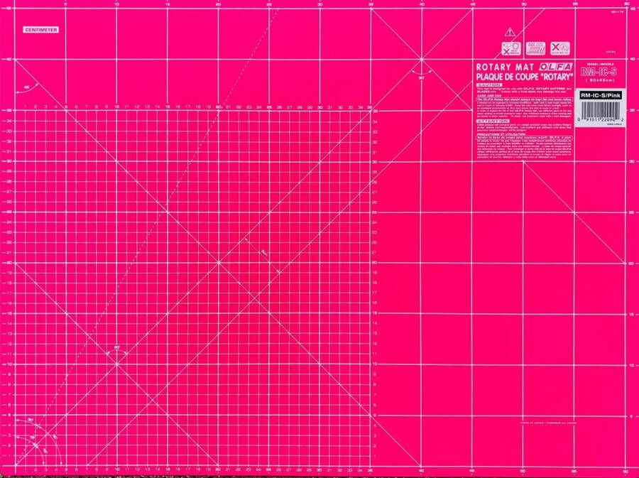 OLFA Snijmat 60X45 RM-IC-S Pink (Nieuw)