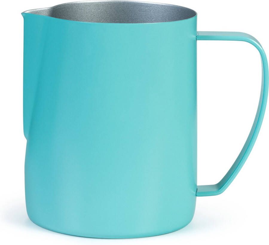 Oliva&apos;s Melkopschuimkan RVS Barista Melkkan 600 ml Turquoise