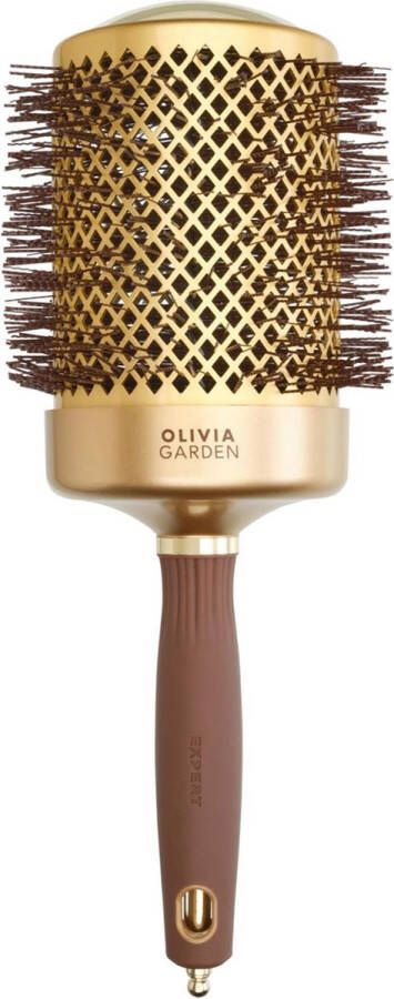 Olivia Garden Blowout Shine Wavy Gold & Brown Haarborstel 80 mm