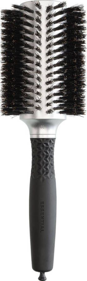 Olivia Garden Blowout Soft Boar Haarborstel Silver 40 mm
