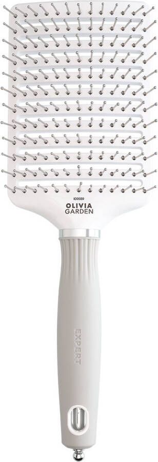 Olivia Garden Expert Care Vent Nylon Silver Haarborstel L