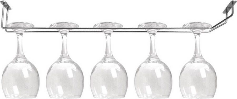Olympia glazenrek verchroomd 40.5cm