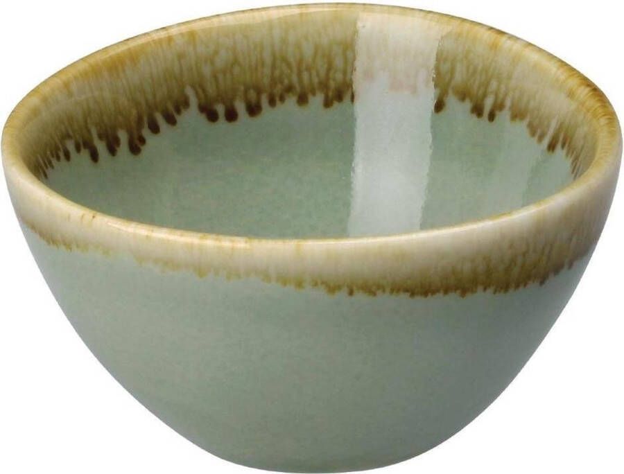 Olympia Kiln Dipschaaltje Mosgroen Ø7x(H)4cm ( Set van 12 )