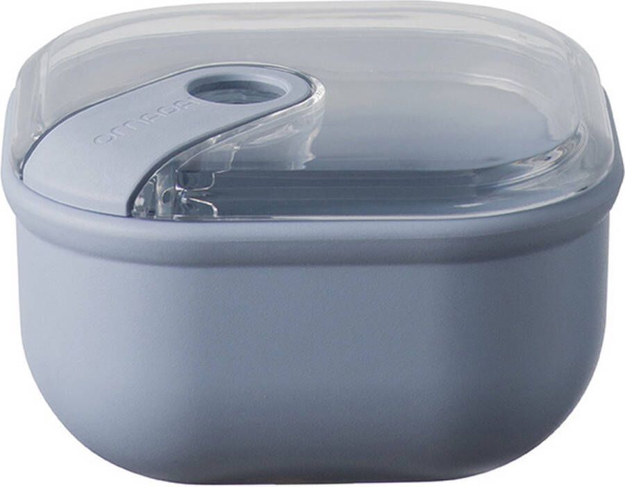 Omada Pullbox Lunchbox Vershouddoos Herbruikbaar Luchtdicht Lekvrij 425 ml Blauw