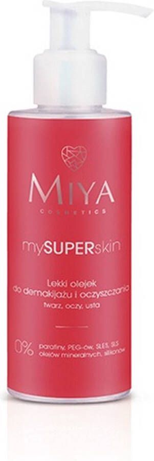 Omnia Cosmetics Miya My Super Skin Light Oil Is A Makeup Remover And Facial Cleanser 140Ml